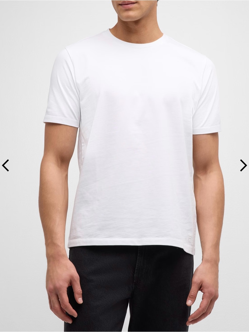 FRAME Classic Fit T-Shirt Heavyweight Cotton Crewneck White Tee